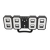 3D LED Digital Desktop Clock Dimmable Snooze Time Memory 12