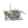 iexcell 50 Pcs M3 x 60mm Thread Pitch 0.5 mm
