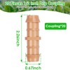 Kepmix Drip Irrigation Barbed Coupling Fittings: 20 Pieces 1/2 Inch