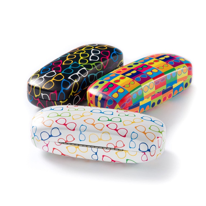 FEFI - Hard case glasses case with matching microfibre cloth,