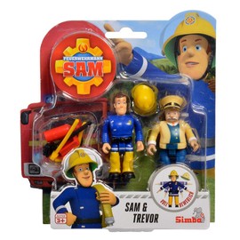Simba Sam & Trevor Fireman Sam Game Figures Set Toys