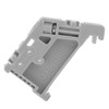35mm DIN Rail Terminal Block End Stopper Mounting Brackets Grey