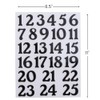 Iron-On Countdown Numbers - 25 Pieces