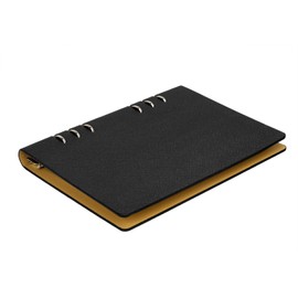 Notebook A5 Refillable Clipbook Diary PU Leather Business Notepads Notebook with Bookmark