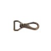 Buckleguy.com 220 Antique Brass, Mini Swivel Lever Snap, Solid Brass-LL,