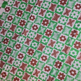 Urban Outfitters Silk Bandana  butterfly/flor