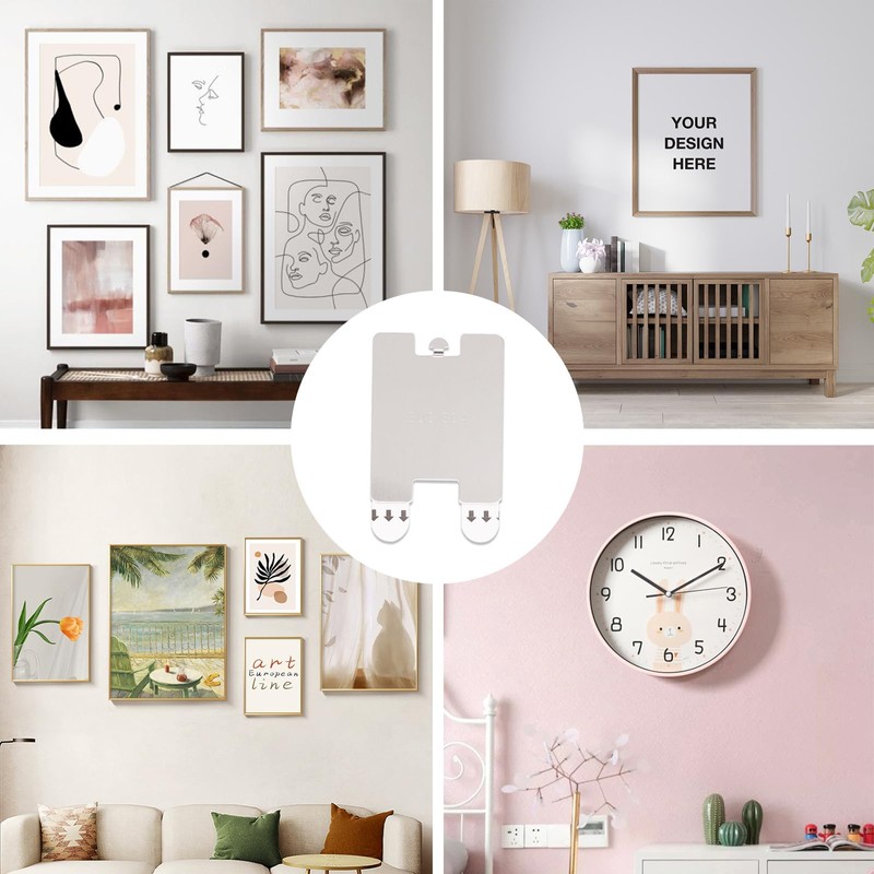 GDFYMI Wall Picture Hangers Without Nails, Adhesive Poster Picture Hangers