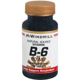 Vitamin B-6 TABS 50 MG WMILL Size: 100