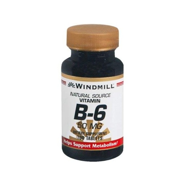 Vitamin B-6 TABS 50 MG WMILL Size: 100