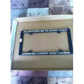 andrews Golf License Plate Frame