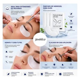 120 Pzas Parches Hidrogel Para Extesiónde Pestañas Mink,Hidrogel para Extensión de Pestañas y Cuidado de Ojos,                                        
