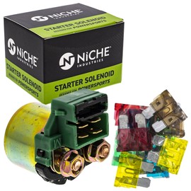 NICHE Starter Solenoid Relay Switch for Honda 35850-MK3-671 Goldwing 1500 CB400F 35850-MT8-003