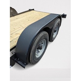 Trailer Fender Rock Gravel Guard Embossed Black Stick Protective (1)- 12″ Wide x 192″L. Coverage for Two Tandem Fenders (.016 inches thick) 16 mil