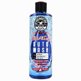 Chemical Guys CWS_133_16 Glossworkz Gloss Booster Foaming Car Wash Soap (Works with Foam Cannons, Foam Guns or Bucket Washes), 16 oz., Watermelon Scent