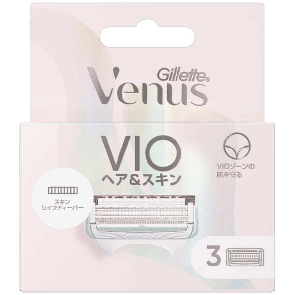 Gillette Venus VIO Hair & Skin for Women Razor Replacement Blades 3pcs