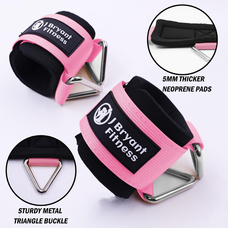 J Bryant Neoprene Padded Wrist Straps with Adjustable Triangle Velcro