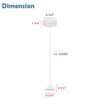 Aspen Creative Adjustable 1 Hanging Mini Ceiling, Contemporary Design in