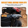 XATVXUTV Front Fender Flares for Honda Pioneer 1000, Front Mud