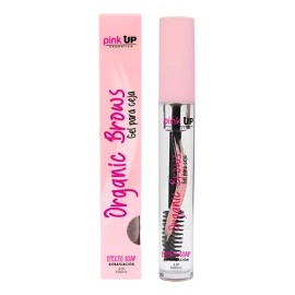 Gel Ceja Pink Up Organic Brows Cejas Orgánicas Pink Up Transparente