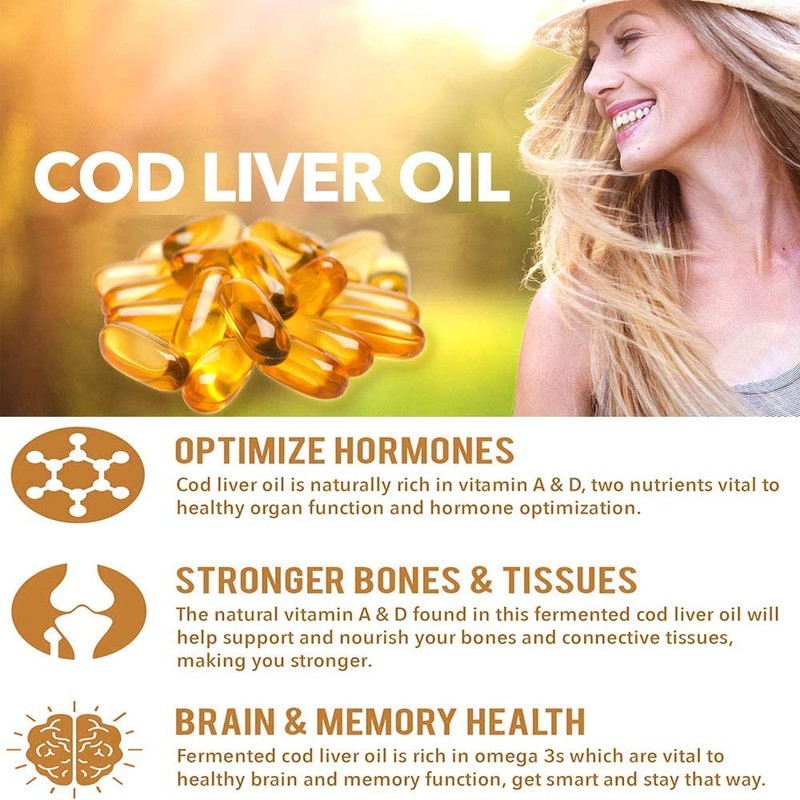 Premium - Cod Liver Oil Capsules - 1000mg x 60