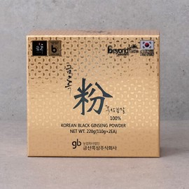 (금흑) 금흑분 흑삼분말 세트 220g (Geumheuk) Geumheuk Powder Black Ginseng Powder Set 220g