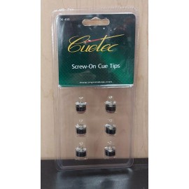 Cuetec NEW! Cuetec SCREW-ON CUE TIPS 6-Pack Pool Billiards replacement NEW OLD STOCK