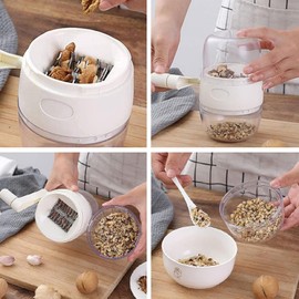 LATRAT Manual Nut Mill with Hand Crank, Nut Chopper Peanut Mill, Very Good for Crushing Almonds, Hazelnuts, Peanuts, Walnuts and Other Nuts