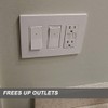 2Pack SOZULAMP Illuminated Light Switch-Single Pole Wall Switch with Night