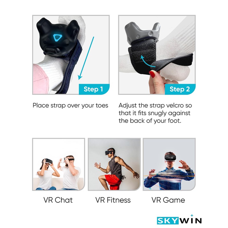 Skywin Vive Tracker Straps for HTC Vive, 3.0, 2.0, and