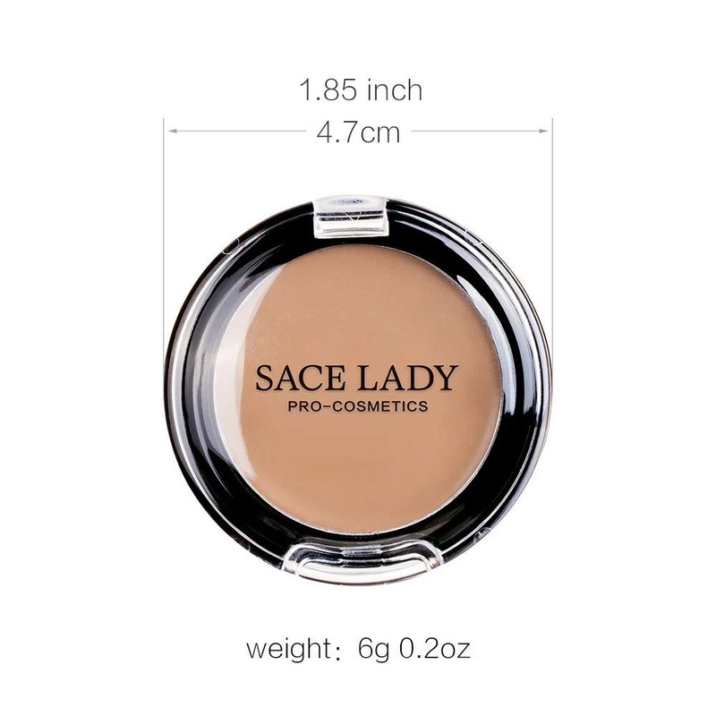3 Pack Full Coverage Concealer Cream Makeup, Waterproof Matte Smooth
