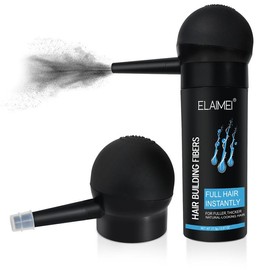 Elaimei Hair Fibers-Hair Fibers for Thinning Hair for Women & Men, Extra Spray Applicator, Designed for Men & Women,0.97Oz Comfort - Color: Light Brown, Standard