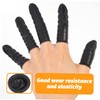 Gatuida 200pcs Static Finger Cots Wear-resistant Rubber Finger Protectors for
