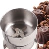 Electric Coffee Grinder for Beans Spice Stainless Steel 4 Blade