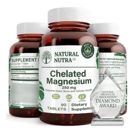 Magnesio Óxido Quelado 250 Mg  Chelated Magnesium Oxide Supplement, 270 Tablets                                                                       
