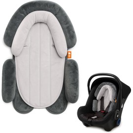 Baby Uma 2-in-1 Baby & Newborn Car Seat Insert (0-12 months) - Supersoft, Universal Newborn Insert for Car Seat, Machine-Washable Newborn Pram & Head Support