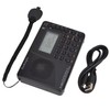 HanRongDa Shortwave Radio, AM FM Digital Radio, Rechargeable Radio Support