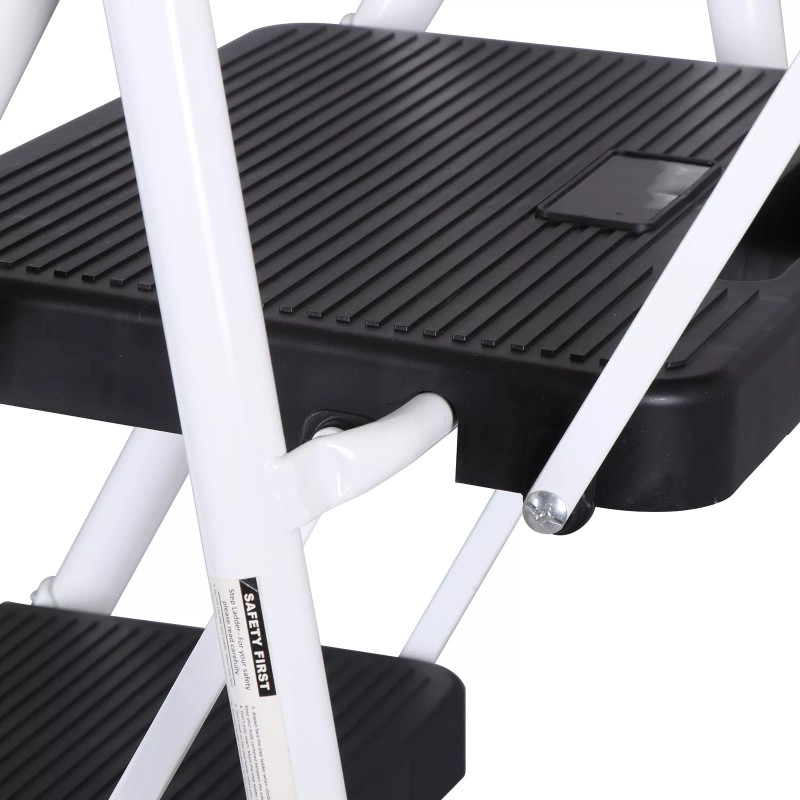 SEGAWE 5 Step Ladder with Tool Tray Folding Step Stool