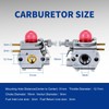 Wellsking TB32EC Carburetor for Troy-Bilt Weed Eater TB80EC YM21CS TB21EC