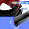 26.25Ft RV Rain Gutter Diverter with J-Shape Drip Guide Rail,