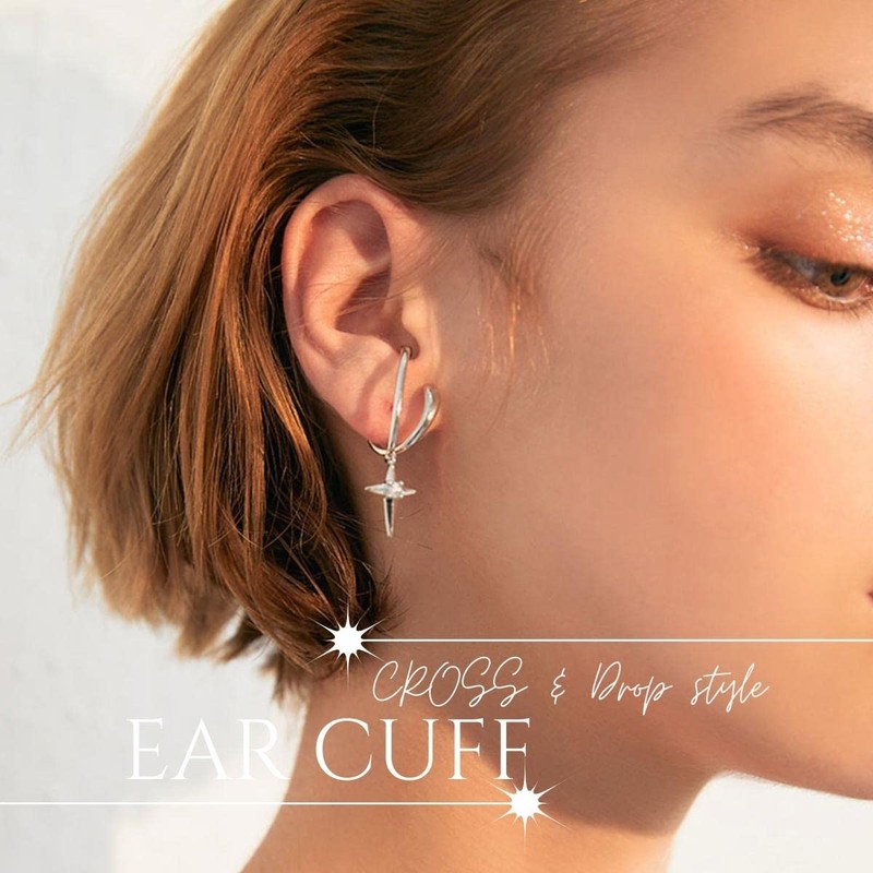 Cruyff Ear Cuffs, Ear Cuffs, Ear Cuffs, Earrings, Hypoallergenic, For