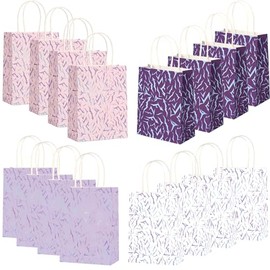 CJCRQU - Paquete de 16 bolsas de caramelos (4 colores) con patrón iridiscente de Demon Energy con asas para suministros de fiesta de cumpleaños