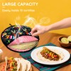 ZKOO 12" Tortilla Warmer Pouch, Insulated Tortillas Pouch for Tortillas,