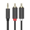 UGREEN 3.5mm male to 2RCA male cable 2M (10510)