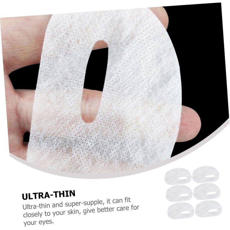 Mikinona 50hojas Ojos Láminas Mascarilla Desechables Cuidado Ojos Flexible Uso