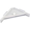 Berta (100 Pieces) 90 Degree Cabinet Triangle Bracket Plastic White