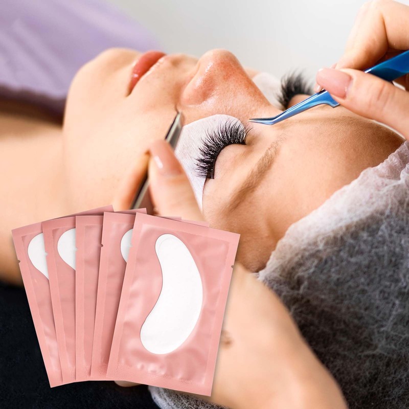 50 Pairs Eyelash Extension Gel Pads Under Eyes Eye Patches