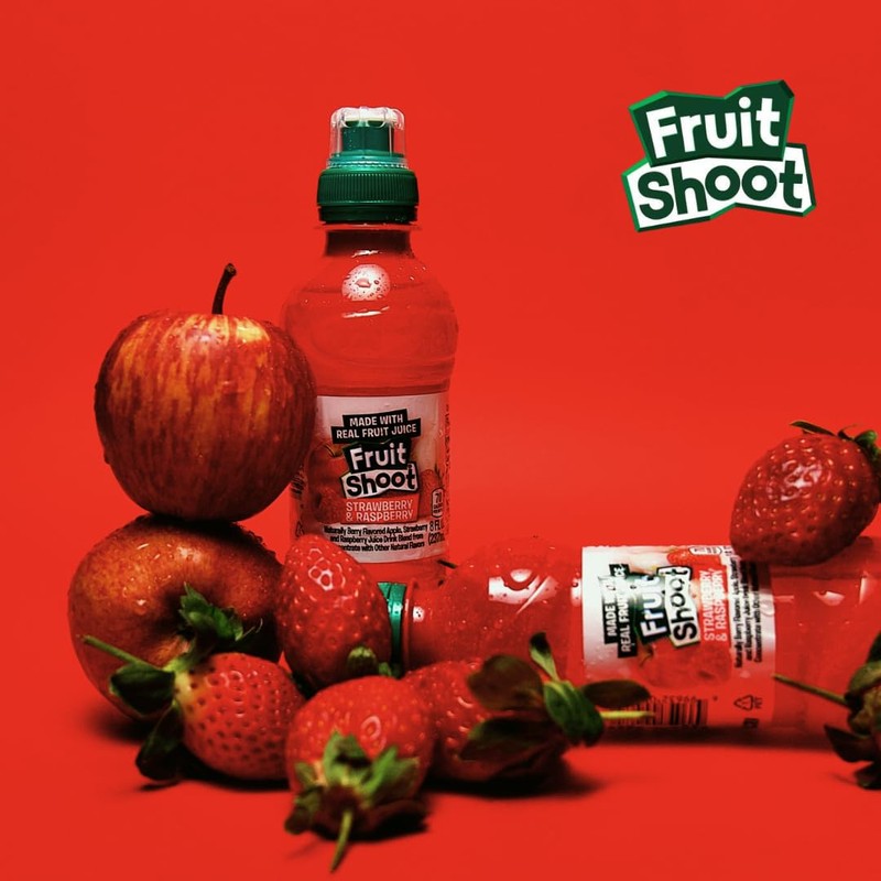 FRUIT SHOOT Strawberry & Raspberry With Real Fruit Juice -