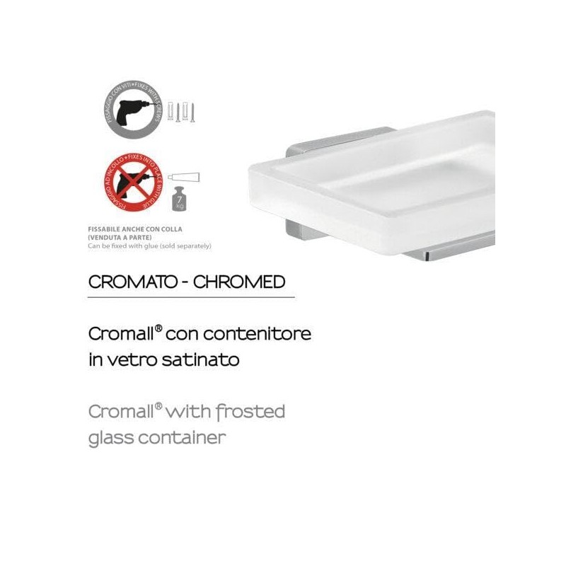 Gedy 44111300200 Soap Dish, Chrome