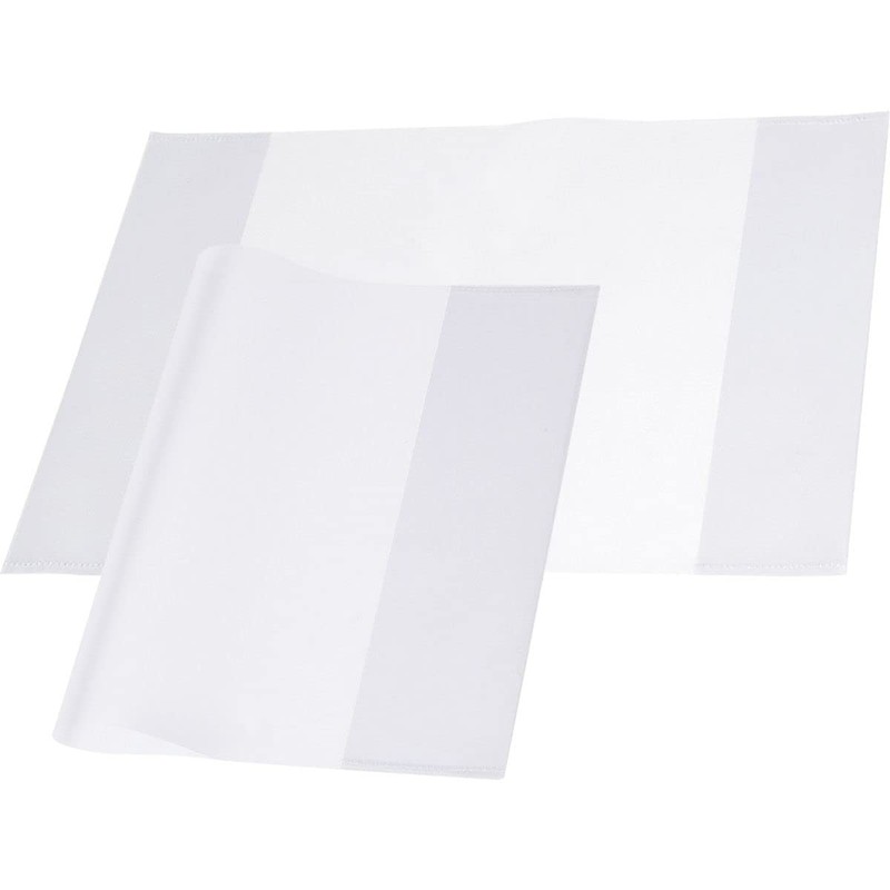 D.RECT Set of 10 Notebook Covers DIN A4, Transparent, Book