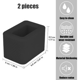 Car Seat Belt Buckle Holder, Car Assistant Accessories for Cars, Seat Belt Holder for Easy Buckling, Black, Pack of 2